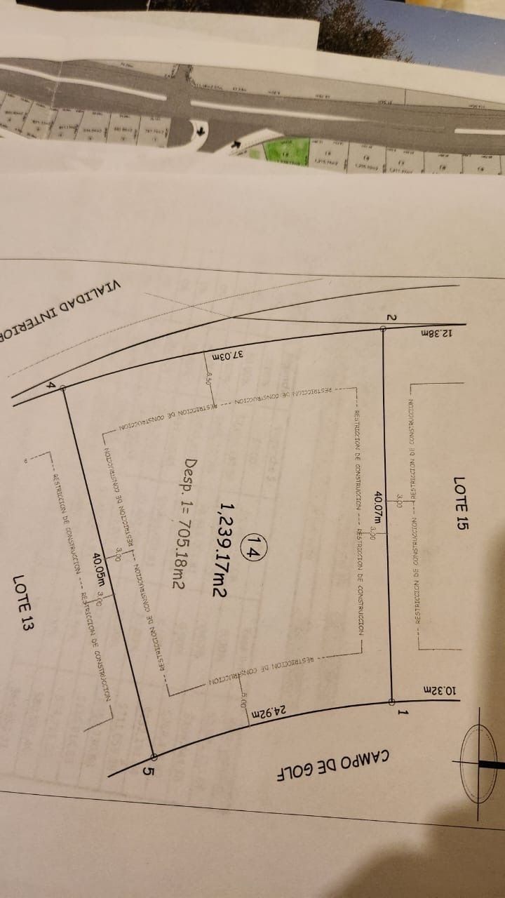 Terreno en El Molino Residencial y Golf