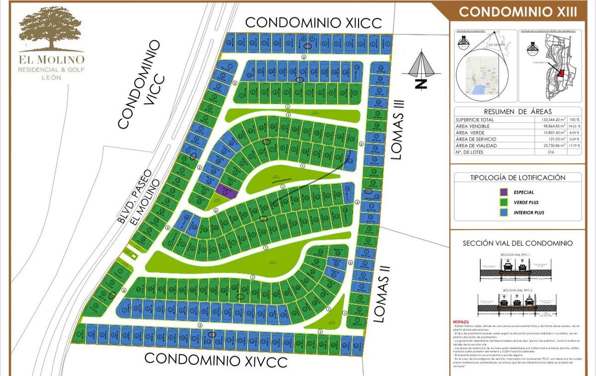 Terreno en El Molino Residencial y Golf